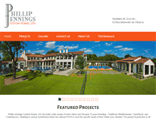 Tablet Screenshot of phillipjenningshomes.com